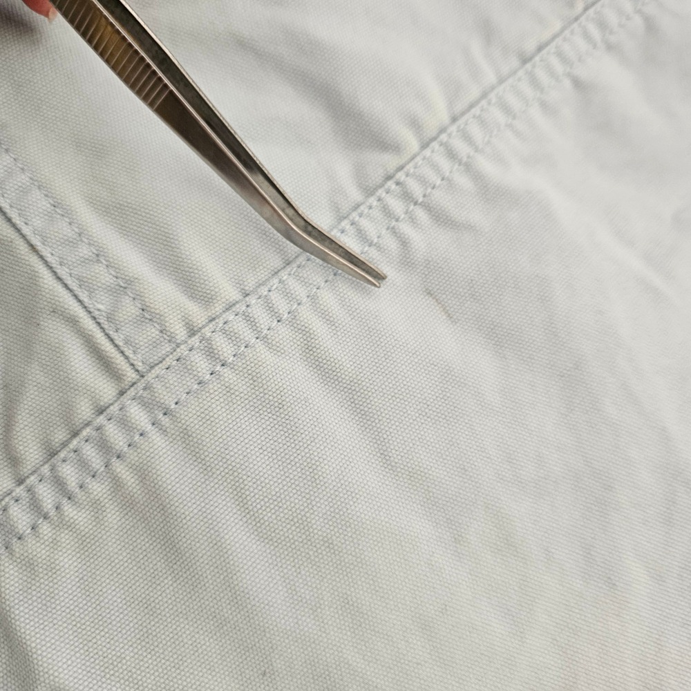 Lands End‎ Blue Barn Jacket Corduroy Collar Flannel Lined Womens 2XL Chore Coat - Picture 6 of 12